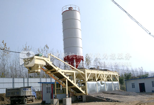 安博电竞ZWB400稳定土拌和站一体机驻扎河北秦皇岛